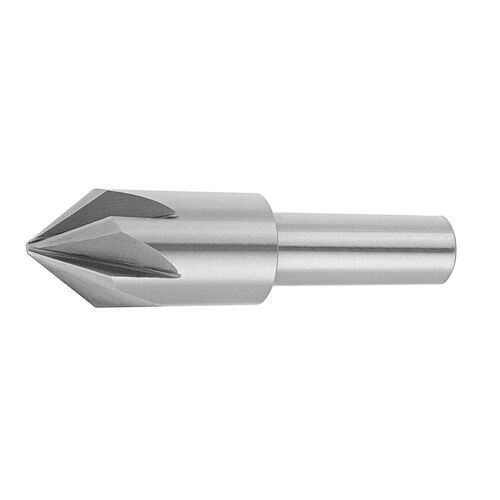 1-3/4" 60º 6-Flute H.S.S. Chatterless Countersink product photo Front View L