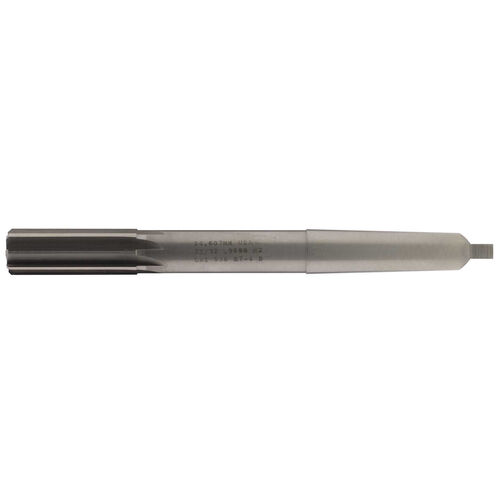 1-1/2" MT4 Straight Flute Taper Shank H.S.S. Chucking Reamer product photo Front View L