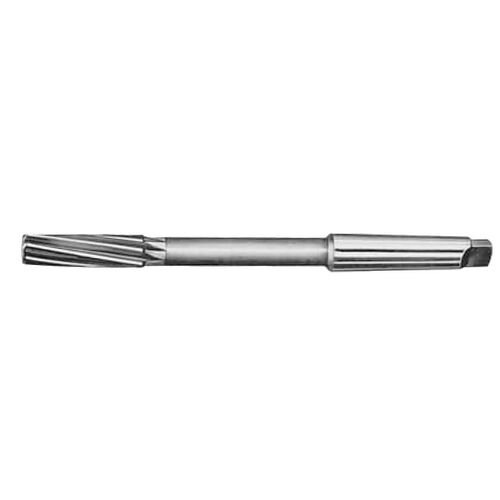 27/32" MT2 Spiral Flute Taper Shank H.S.S. Chucking Reamer product photo Front View L