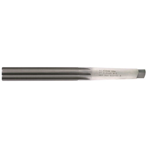 1-1/4" MT4 Taper Shank H.S.S. Jobber Reamer product photo Front View L