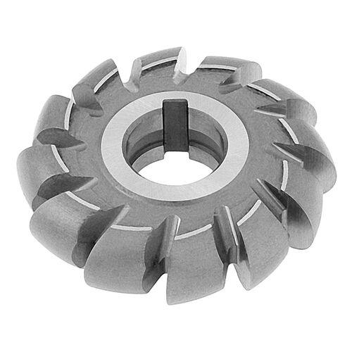 1-1/8" Circle Diameter 4" x 1-1/4" H.S.S. Convex Cutter product photo Front View L