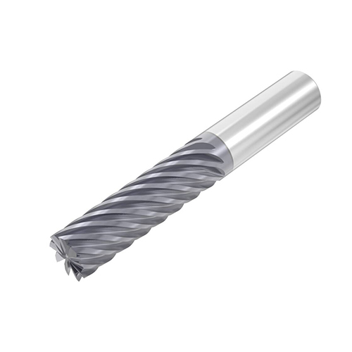 5/8" Diameter x 5/8" Shank 9-Flute Standard Length AlTiN Coated Carbide End Mill product photo Front View L