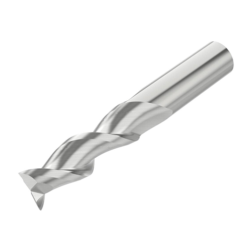 0.6250" Diameter x 0.6250" Shank 2-Flute Standard Uncoated Carbide Square End Mill product photo Front View L