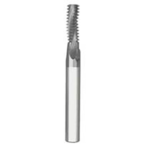 #10-24 Internal/External 3-Flute Carbide Helical Flute Thread Mill product photo Front View L