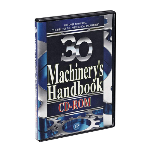 30th Edition Machinery's Handbook CD-ROM product photo Front View L