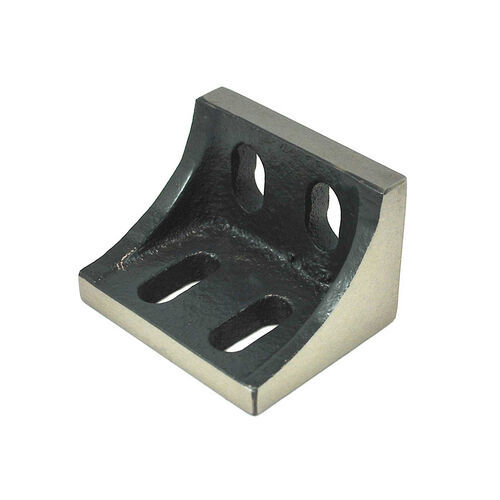3" x 2" Slotted Webbed Angle Plate product photo Front View L
