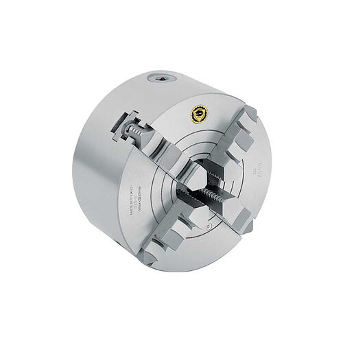 20" 3-Jaw Steel Body Combination Chuck With Hard Solid Jaws (Set) product photo Front View L