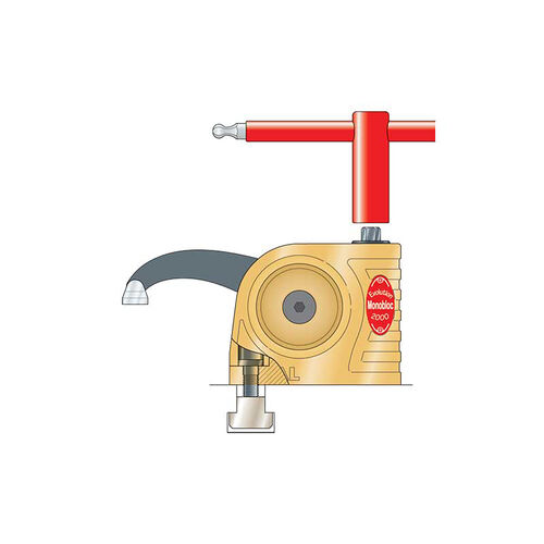 Standard Duty Mono-Bloc Clamp With 2-5/8" Arm product photo Front View L