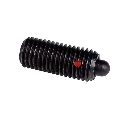 6-32 Te-Co Carbon Steel Heavy End Standard Spring Plunger product photo Front View L