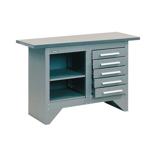 5 Drawer Kennedy Heavy Duty Workstation product photo Front View L