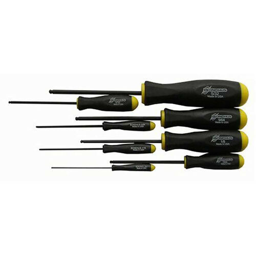 9pc Metric Ball End Screwdriver Set product photo Front View L
