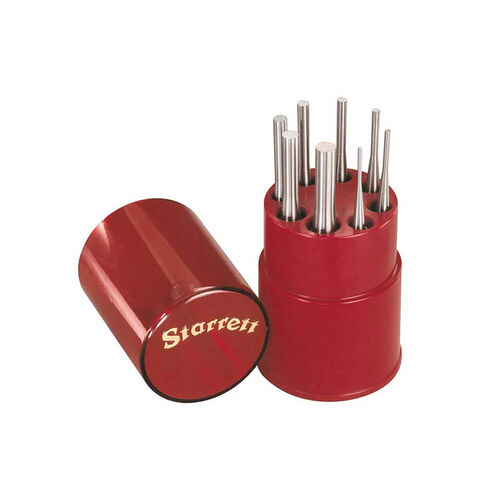 Starrett 8pc Pin Punch Set product photo Front View L