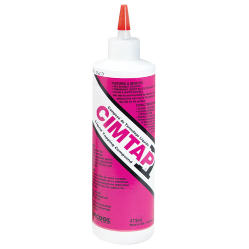 16oz Bottle - Pink Cimtap II Tapping Compound product photo Front View L