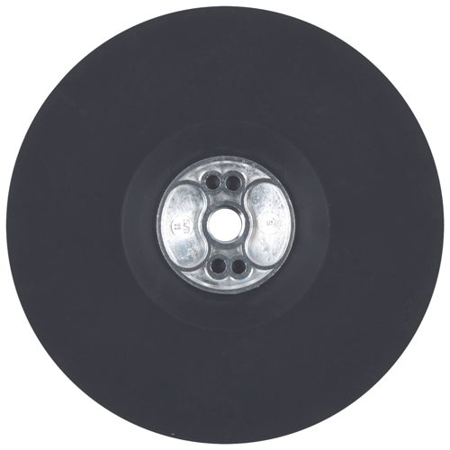 4-1/2" Diameter x 5/8"-11 Thread Basic Sanding Disc Backing Pad product photo Front View L