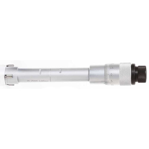 10-12mm x 0.001mm Mechanical Three Point Internal Micrometer product photo Front View L