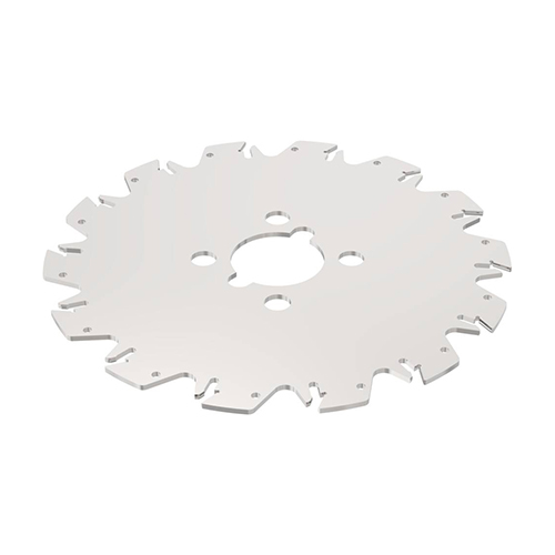 335.10-200-03.40-14 200mm Diameter 3.1mm Cutting Width 14-Tooth Indexable Slotting Cutter product photo Front View L