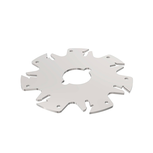 335.10-04.00-2 4.0000" Diameter 0.0886" Cutting Width 7-Tooth Indexable Slotting Cutter product photo Front View L