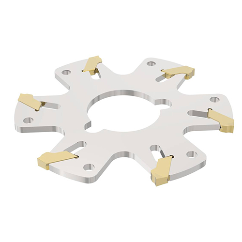 335.10-03.00-3 3.0000" Diameter 0.1220" Cutting Width 6-Tooth Indexable Slotting Cutter product photo Front View L