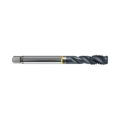 4412 (5.00mm) M5x0.8 TiCN Coated Spiral Flute PowerTap product photo Front View L
