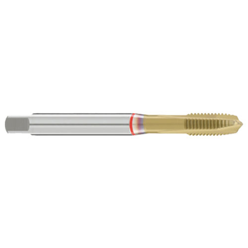 M12x1.75 4-Flute Spiral Point TiN Coated Tap product photo Front View L