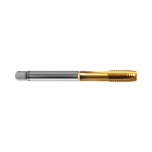 5739 (10.000) M10x1.25 HSSE-PM TiN Coated Spiral Point PowerTap product photo Front View L