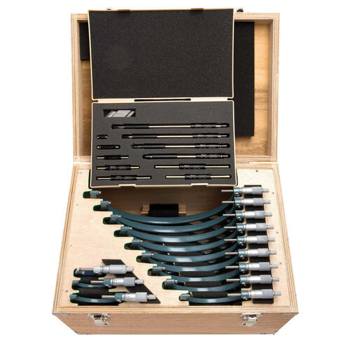 0-6" x 0.0001" Outside Micrometer Set product photo Front View L