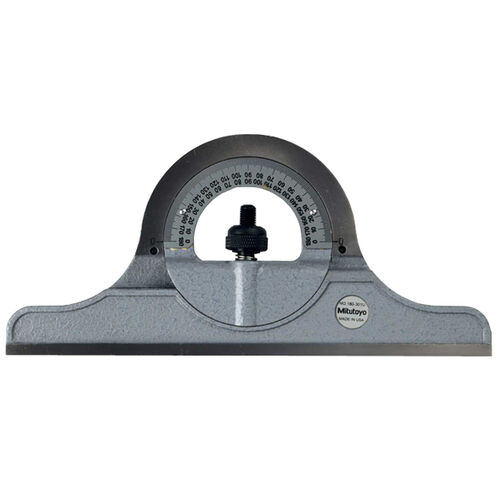 Mitutoyo Protractor Head For 12"-24" Combination Square Set product photo Front View L