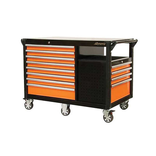 52" 12 Drawer Industrial Cart product photo Front View L