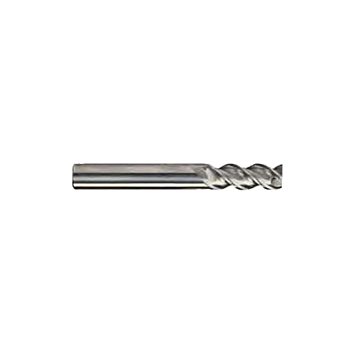12mm 3-Flute 60 Degree High Helix Carbide End Mill product photo Front View L