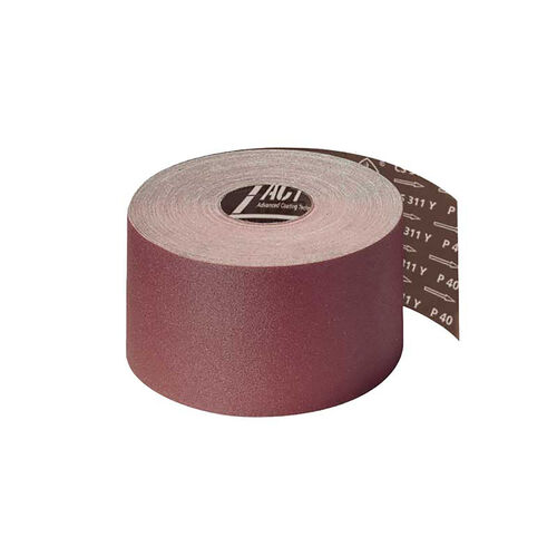 3" x 50ft 100 Grit Abrasive Cloth Roll, Antistatic CS311Y ACT product photo Front View L