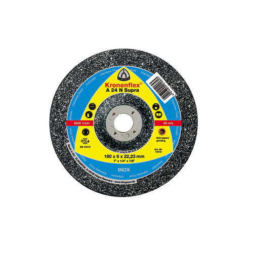 DPC 5 x 1/4 x 7/8 A24N Grinding And Cutting Disc product photo Front View L