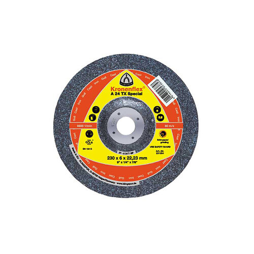 DPC 5 x 1/4 x 7/8 A24TX Grinding And Cutting Disc product photo Front View L
