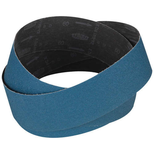 Basic Zirconia Sanding Belt 3" x 90" ZA60 B41 For Steel/Stainless/Aluminum product photo Front View L