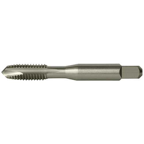 M1.6x0.35 Metric 6H D3 Bright High Speed Steel Plug Chamfer Spiral Point Tap product photo Front View L