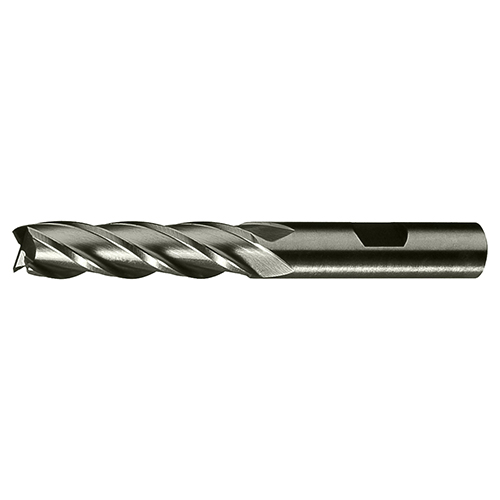 7/8" Diameter x 7/8" Shank 6-Flute Bright Cobalt Finishing End Mill product photo Front View L