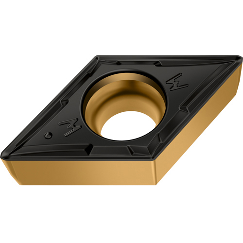 DCMT3(2.5)2-MW4 WPP20G Tigertec Gold Carbide Turning Insert product photo Front View L
