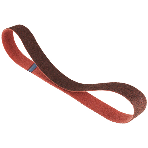 Premium Surface Conditioning Belt 3" x 10-11/16"  Medium Maroon product photo Front View L
