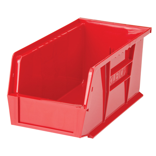 5-1/2" W x 5" H x 10-7/8" D Stack & Hang Bin, Red product photo Front View L