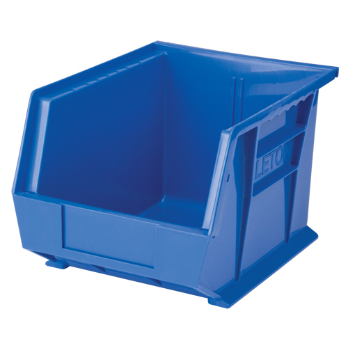 8-1/4" W x 7" H x 10-3/4" D Stack & Hang Bin, Blue product photo Front View L