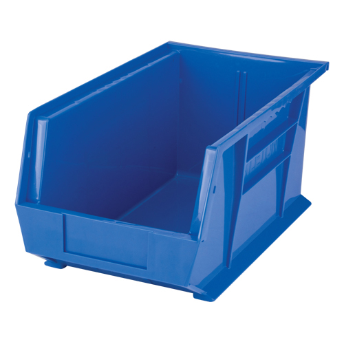 8-1/4" W x 7" H x 14-3/4" D Stack & Hang Bin, Blue product photo Front View L