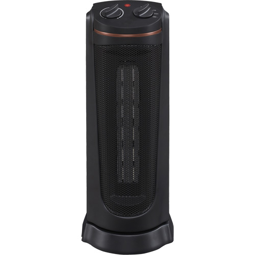 Oscillating Ceramic Tower Heater, Electric, 5200 BTU product photo Front View L