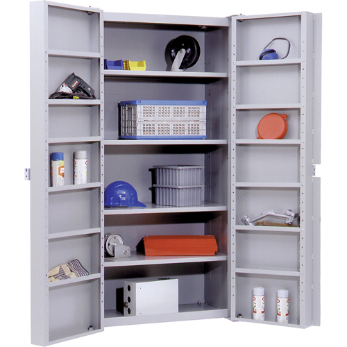 38" W x 24" D x 72" H Deep Door Storage Cabinet, 4 Shelves product photo Front View L