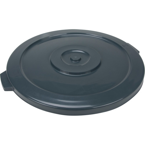 24" Flat Plastic/Polyethylene Waste Container Lid product photo Front View L