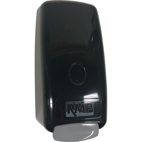 1000 ml Black Lotion Soap Dispenser, Cartridge Refill Format product photo Front View L