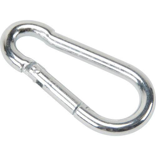 3/16" Zinc Plated Snap Hook, 220 Lbs. Capacity product photo Front View L