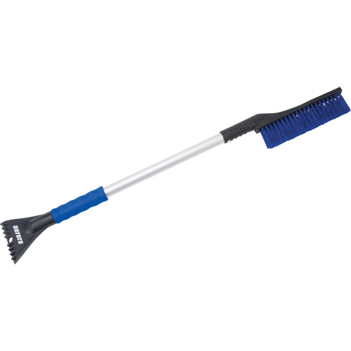 34" Long R Snow Brush, Polypropylene Blade, Blue product photo Front View L