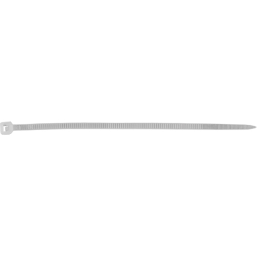 6" Cable Tie, 40 lbs. Tensile Strength, Natural product photo Front View L