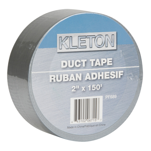 50 mm (2") x 45 m (148') Utility Grade Duct Tape, 6 mils, Silver product photo Front View L