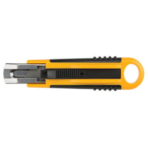 18 mm Self-Retracting Carbon Steel Knife ATK1000, Plastic Handle product photo Front View L
