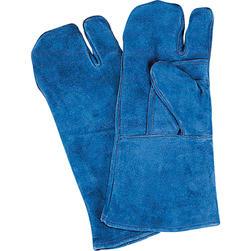 Outside Double Palm & Thumb Welding One-Finger Mitts, Size Large product photo Front View L